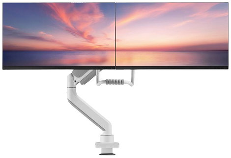 Neomounts DS75-450WH2 2 részes Monitor asztali tartó 43,2 cm (17) - 81,3 cm (32) Fehér Állítható mag 14. kép