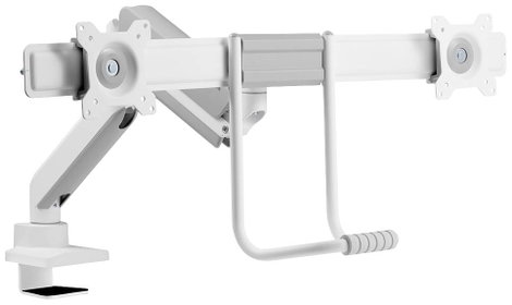 Neomounts DS75-450WH2 2 részes Monitor asztali tartó 43,2 cm (17) - 81,3 cm (32) Fehér Állítható mag 3. kép
