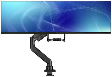 Neomounts DS75-450BL2 2 részes Monitor asztali tartó 43,2 cm (17) - 81,3 cm (32) Fekete, Fekete/kék 13. kép