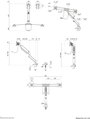 Neomounts DS75-450BL2 2 részes Monitor asztali tartó 43,2 cm (17) - 81,3 cm (32) Fekete, Fekete/kék 15. bélyegkép
