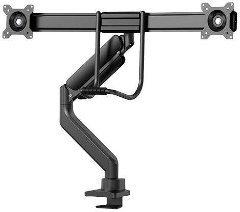 Neomounts DS75-450BL2 2 részes Monitor asztali tartó 43,2 cm (17) - 81,3 cm (32) Fekete, Fekete/kék 2. kép
