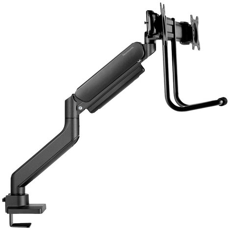 Neomounts DS75-450BL2 2 részes Monitor asztali tartó 43,2 cm (17) - 81,3 cm (32) Fekete, Fekete/kék 4. kép