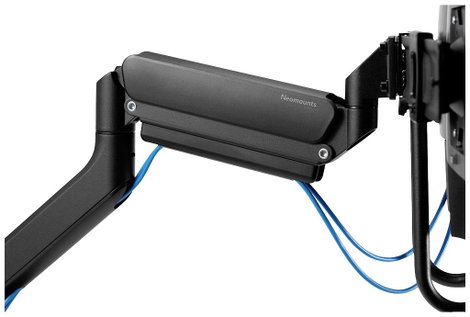 Neomounts DS75-450BL2 2 részes Monitor asztali tartó 43,2 cm (17) - 81,3 cm (32) Fekete, Fekete/kék 7. kép