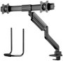 Neomounts DS75-450BL2 2 részes Monitor asztali tartó 43,2 cm (17) - 81,3 cm (32) Fekete, Fekete/kék 8. bélyegkép