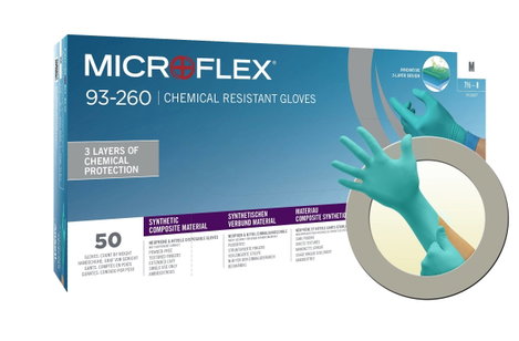 Ansell MICROFLEX® 93260RP100 6 db Nitril, Neoprén Eldobható kesztyű Méret (kesztyű): 9 2. kép