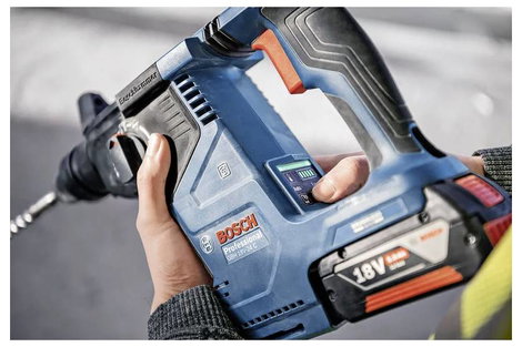 SDS-Plus akkus ütvefúró 18 V 5 Ah Lítiumion, Bosch Professional GBH 18V-24 C 4. kép