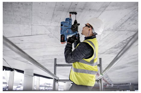 SDS-Plus akkus ütvefúró 18 V 5 Ah Lítiumion, Bosch Professional GBH 18V-24 C 6. kép