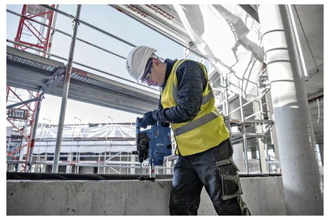 SDS-Plus akkus ütvefúró 18 V 5 Ah Lítiumion, Bosch Professional GBH 18V-24 C 8. kép