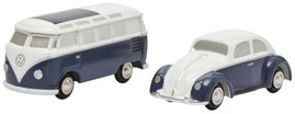 Schuco Piccolo VW Käfer+ T1 Samba Autómodell