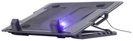 Gembird NBS-1F17T-01 Notebook állvány hűtő funkcióval Állítható magasság
