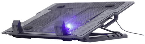 Gembird NBS-1F17T-01 Notebook állvány hűtő funkcióval Állítható magasság