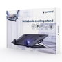 Gembird NBS-1F17T-01 Notebook állvány hűtő funkcióval Állítható magasság 5. bélyegkép