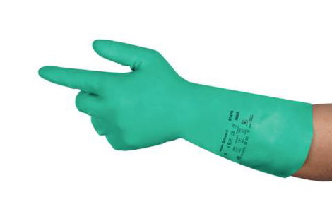 Ansell 37676090 AlphaTec® Solvex® Pamut velúr Vegyi védőkesztyű Méret (kesztyű): 9 EN 388:2016, EN 3 2. kép