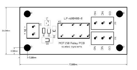 scaleo systems relé panel 1 db VV-600400-0-C 2 váltó 24 V/DC 3. kép