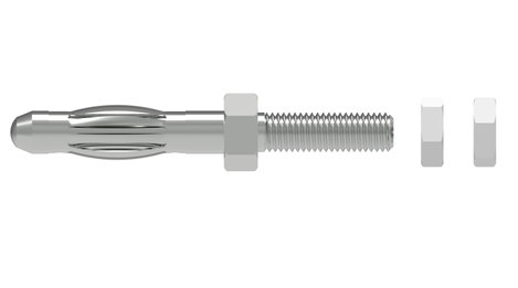 Electro PJP 1052-12-CD1 Labor csatlakozódugó Dugó, egyenes Tű átmérő: 4 mm 1 db 2. kép