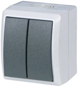 REV 0511571777 Sorozatkapcsoló Komplett AquaForm Világosszürke