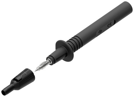 Electro PJP 404-IEC-CD1-N Mérőhegy 4 mm-es alj CAT III 1000 V Fekete 1 db