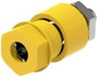 Electro PJP 3230-C-CD1-J Labor csatlakozóaljzat Tű átmérő: 4 mm Sárga 1 db 2. bélyegkép