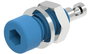 Electro PJP 224-M5-C-CD1-BL Labor csatlakozóaljzat Tű átmérő: 2 mm Kék 1 db bélyegkép