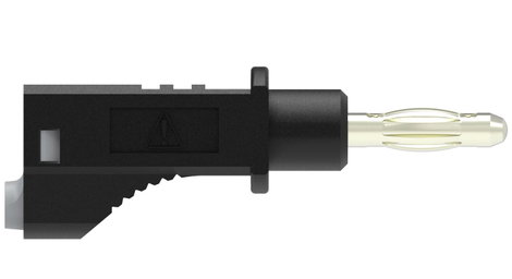 Electro PJP 2110-CD1-50N Mérővezeték [Banándugó - Banándugó] 50 cm Fekete 1 db 2. kép