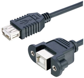 Lyndahl USB kábel USB 2.0 USB-B alj, USB-A alj 0.20 m Fekete LKPK007