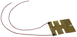 Thermo TECH Polimid Fűtőfólia Öntapadó 5 V 1 W Védelmi típus IPX4 (H x Sz) 65 mm x 50 mm
