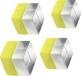Sigel Neodym mágnes C10 Extra-Strong (Sz x Ma x Mé) 20 x 10 x 20 mm Kocka Ezüst 4 db BA705