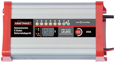 Dino KRAFTPAKET LifePo4 20A 136342 Autós töltőkészülék 12 V 2. kép