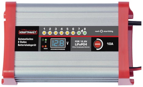 Dino KRAFTPAKET LifePo4 10A 136341 Autós töltőkészülék 12 V 2. kép