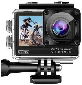 GoXtreme GoXtreme Vision Duo 4K Akciókamera 4K, Kettős kijelző, Fröccsenő víz ellen védett, Porvédet
