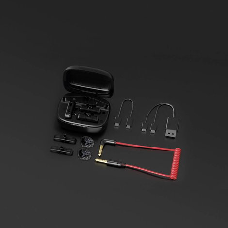 Easypix MyStudio® Wireless Mic Duo Rátűzhető Stúdió mikrofon Átviteli mód:Vezetékes, Rádiójel vezérl 12. kép
