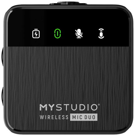 Easypix MyStudio® Wireless Mic Duo Rátűzhető Stúdió mikrofon Átviteli mód:Vezetékes, Rádiójel vezérl 14. kép
