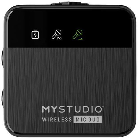 Easypix MyStudio® Wireless Mic Duo Rátűzhető Stúdió mikrofon Átviteli mód:Vezetékes, Rádiójel vezérl 3. kép