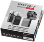 Easypix MyStudio® Wireless Mic Duo Rátűzhető Stúdió mikrofon Átviteli mód:Vezetékes, Rádiójel vezérl 4. bélyegkép