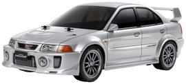 Tamiya 1:10 RC modellautó 1:10 RC Mitsubishi Lancer Evo V TT-02 4WD TT-02