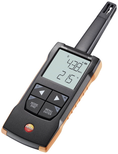 testo 625 Légnedvesség mérő 0 % rF 100 % rF 3. kép