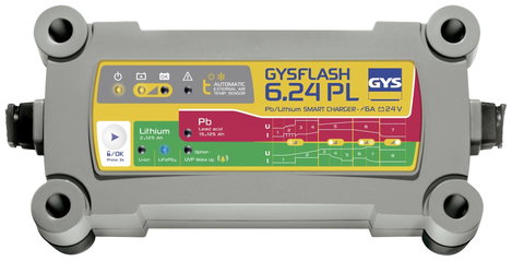 GYS GYSFLASH 6.24 PL 027398 Automatikus töltő 24 V 6 A