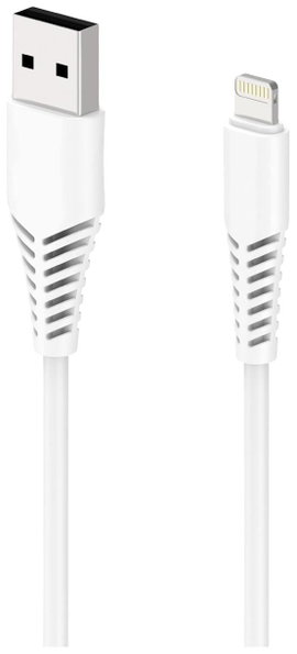 2GO USB kábel Apple Lightning dugó, USB-A dugó 1.00 m Fehér 797288
