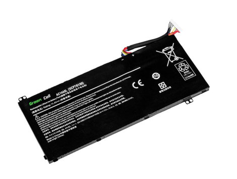 Green Cell Notebook akku AC14A8L 11.4 V 3800 mAh Acer