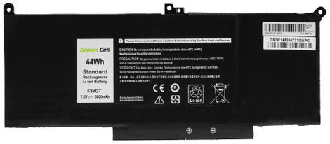 Green Cell Notebook akku F3YGT 7.6 V 5800 mAh Dell 3. kép