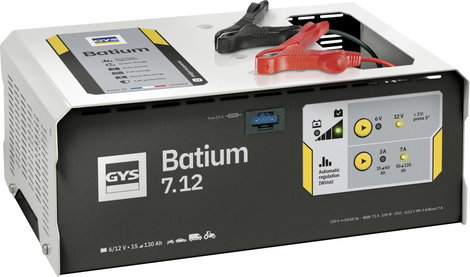 GYS Batium 7.12 024496 Automatikus töltő 6 V, 12 V 7 A