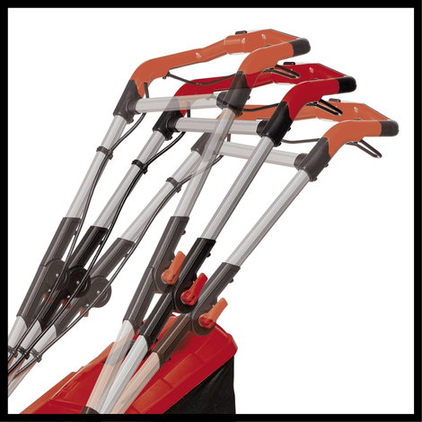 Einhell GE-CM 36/34-1 Li-Solo Power X-Change Akku Fűnyíró Állítható magasságú fogantyú 18 V Vágási s 4. kép