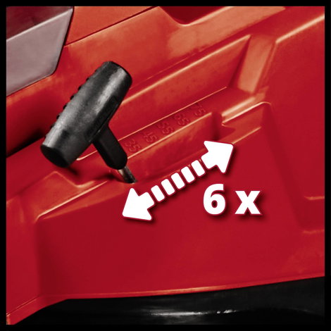 Einhell RASARRO 36/42 (2x5,2Ah) Akku Fűnyíró 2 db akkuval, Töltővel, Gyorsszorítóval, Beállítható ár 6. kép