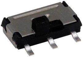 C & K Switches Tolókapcsoló 12 V 100 mA 2 x BE/BE 1 db tape