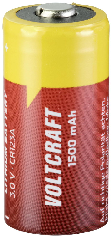 VOLTCRAFT CR123A 10pcs CR-123A Fotóelem Lítium 1500 mAh 3 V 10 db 2. kép