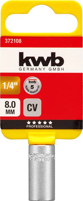 kwb 372108 Dugókulcs betét 8 mm 1/4 2. kép