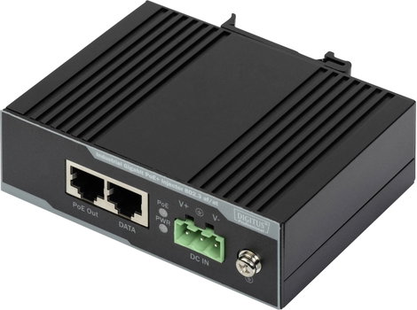 Digitus DN-651112 PoE injektor 10 / 100 / 1000 MBit/s IEEE 802.3af (12.95 W), IEEE 802.3at (25.5 W) 2. kép