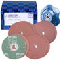 PFERD 42098001 COMBICLICK szálas tárcsakészlet korund Ø125mm A36, 60, 80, 120 CC-H-GT alátéttel univ bélyegkép