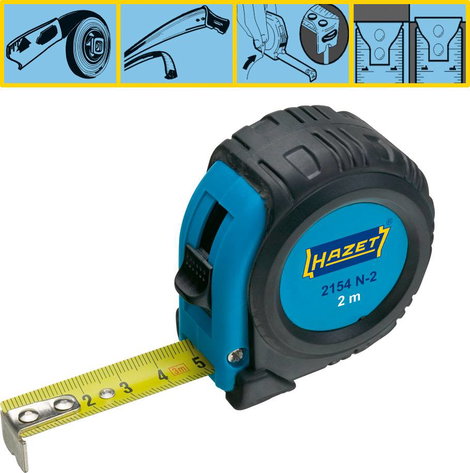Mérőszalag 2 m, Hazet 2154N-2 2. kép