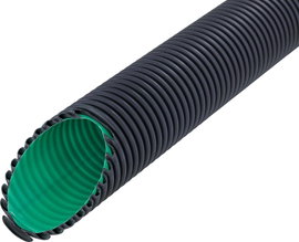 Fränkische Rohrwerke 19210050 Rugalmas cső 50 m Fekete 1 db